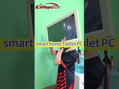 Wooden frame wall mount android tablet pc