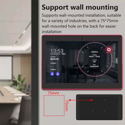 13.3Inch Wall Mounted Conference Room Tablet NFC/RFID POE Tablet Android Komersial Mengelilingi Lampu Led