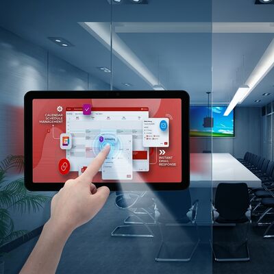 15.6 inci RK3566 Conference Room Tablet dengan POE Power dan Double-sided Illumination