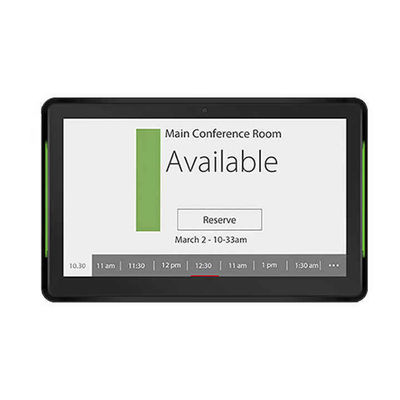 10.1Inch RK3399 CPU Meeting Room Tablet dengan Lampu LED Kedua Sisi untuk Pemesanan Ruang Konferensi