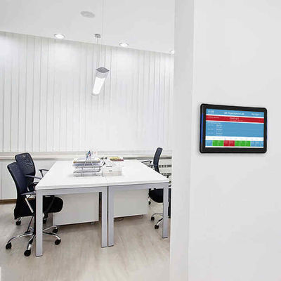 10.1Inch RK3399 CPU Meeting Room Tablet dengan Lampu LED Kedua Sisi untuk Pemesanan Ruang Konferensi