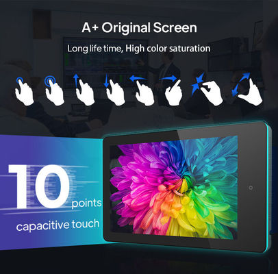 Tablet Pemesanan Ruang Konferensi Android 14 inci RK3566 dengan Lampu LED Lingkungan untuk Penjadwalan Ruang Pertemuan