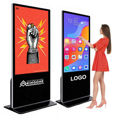 32-Inch Multi-Touch Interactive Advertising Machine dengan 1080P / 4K HD Display dan Dukungan Sistem Android / Windows