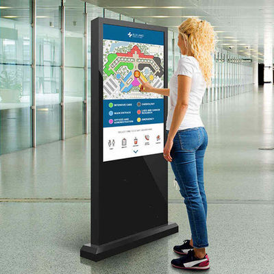 32-Inch Multi-Touch Interactive Advertising Machine dengan 1080P / 4K HD Display dan Dukungan Sistem Android / Win