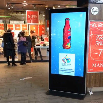 32-Inch Multi-Touch Interactive Advertising Machine dengan 1080P / 4K HD Display dan Dukungan Sistem Android / Windows