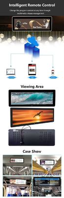 19 Inch Wall Mounted Bar-Type Advertising Machine 1920x360 Tablet Android