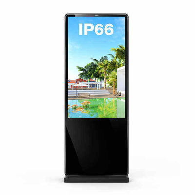 86Inch Super Besar vertikal LCD Iklan Tampilan untuk Indoor Kiosks Lantai Berdiri