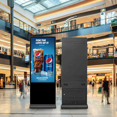 86Inch Super Besar vertikal LCD Iklan Tampilan untuk Indoor Kiosks Lantai Berdiri