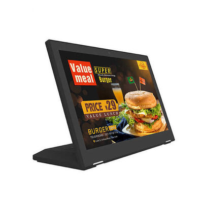 Self-Service RK3566 Processor Tablet untuk Pemesanan Restoran 13.3-Inch POE NFC RGB LED Light Bar 5MP Kamera Android 11