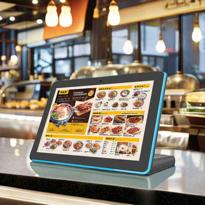 Prosesor RK3399 Tablet Restoran 10,1 Inci dengan POE NFC 5MP Kamera Sistem Android