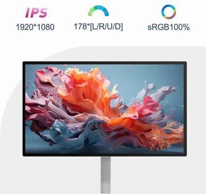 Lantai Berdiri Mobil TV Vertikal Tampilan 27 "Ajust Up Down Rollable Smart Stand By Me TV