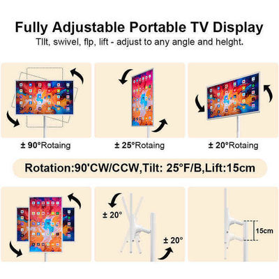 21.5Inch Lantai Berdiri Smart TV Lcd Smart Display Indoor Android 12 Standby Me TV