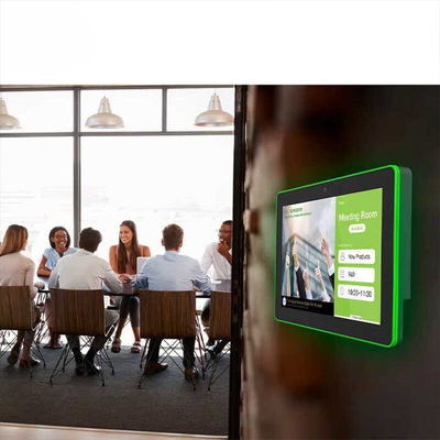 10.1 Inch Smart Home Tablet dengan RK3566 CPU dan Four Sides LED Light Bar - Wall Mounted Android Control Screen