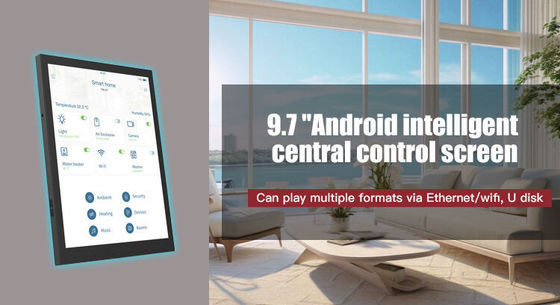 Tablet Otomatis RK3566 Quad Core Android 13 Layar Penuh 9,7 Inci untuk Kontrol Rumah Pintar