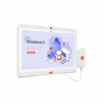 Disesuaikan 13.3Inch RK3399 CPU Dinding Dipasang Tablet Rumah Sakit Kelas Medis dengan 5.0M / P Kamera