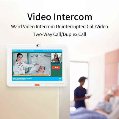 Rumah Sakit Android 1920X1080 13.3 inci Tablet Medis Dengan Handle Call Center Layanan