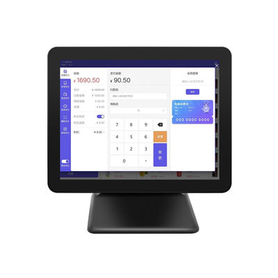 Desain Baru 15Inch 60Hz Desktop Pos Terminal 8+256GB N100 CPU Retail Pos Kasir dengan Printer dan Scanner