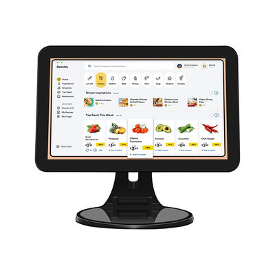 Terminal POS Desktop Layar Sentuh 15.6 Inci N2840 2+32GB Kasir Ritel dengan Pemindai