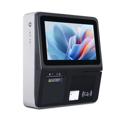 Teknologi Printer Transfer Termal Kios POS Android 11.6 Inci untuk Supermarket Restoran 4GB 32GB NFC 58mm Layar Sentuh