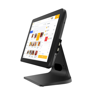 Supermarket Restoran 15.6 Inch Win10 Cash Register System dengan Single Screen POS Terminal dan Capacitive Touch Screen