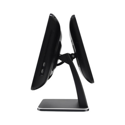 Sistem POS Layar Sentuh 15,6 Inci Win7/10 Terminal Pembayaran Printer Desktop Electronic Cash Register dengan Printer