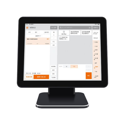 15.6 Inch Touch Screen POS Cash Registry Win7/10 Kompatibel Kuitansi Printer Hotel Bank Self-Service Kiosk Code Scanner Pembayaran