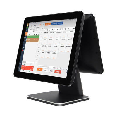 15.6 Inch Touch Screen POS Cash Registry Win7/10 Kompatibel Kuitansi Printer Hotel Bank Self-Service Kiosk Code Scanner Pembayaran
