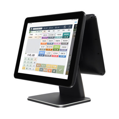 15.6 Inch Touch Screen POS Cash Registry Win7/10 Kompatibel Kuitansi Printer Hotel Bank Self-Service Kiosk Code Scanner Pembayaran