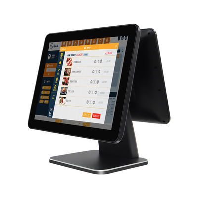15.6 Inch Touch Screen POS Cash Registry Win7/10 Kompatibel Kuitansi Printer Hotel Bank Self-Service Kiosk Code Scanner Pembayaran