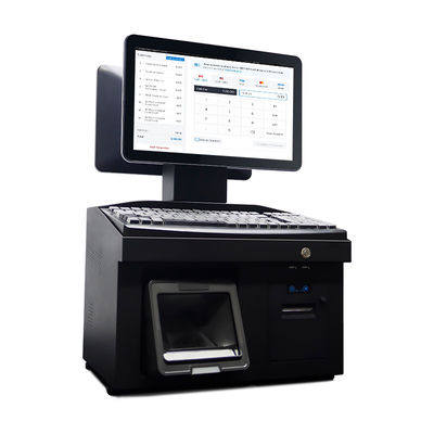 Sistem POS All-In-One Layar Ganda Printer Termal 14-Inci untuk Pengecer Origin dan Win7/10 Android