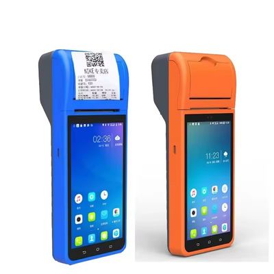 Sistem Operasi Android 8.1 5.5 Inci Sistem POS Genggam Mesin Kasir POS dengan Printer Penerimaan Termal 58mm