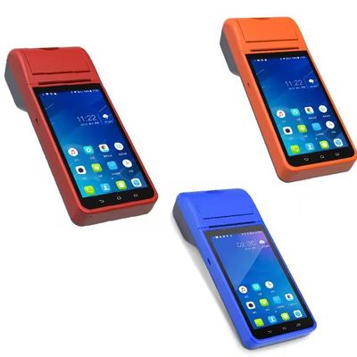 Sistem Operasi Android 8.1 5.5 Inci Sistem POS Genggam Mesin Kasir POS dengan Printer Penerimaan Termal 58mm