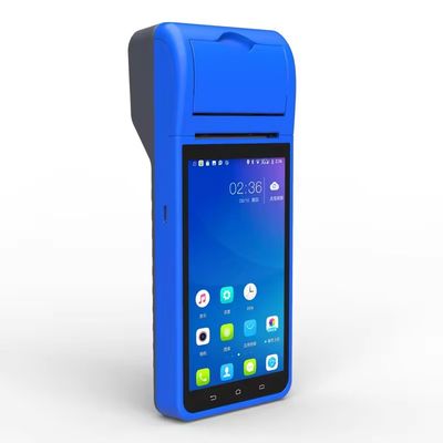 Sistem Operasi Android 8.1 5.5 Inci Sistem POS Genggam Mesin Kasir POS dengan Printer Penerimaan Termal 58mm