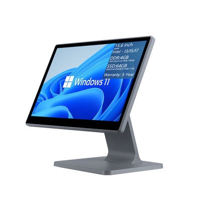 4GB DDR3 Memory 15.6 Inch Point of Sale POS Terminal untuk Restoran All in One Touch POS Machine Win POS Systems