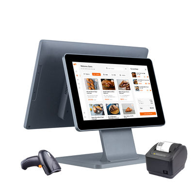 8GB DDR3 Memory 15,6 Inch FHD Ultra Thin Frame Full HD Resolution Win11 Android POS System Touch Screen POS Semua dalam Satu