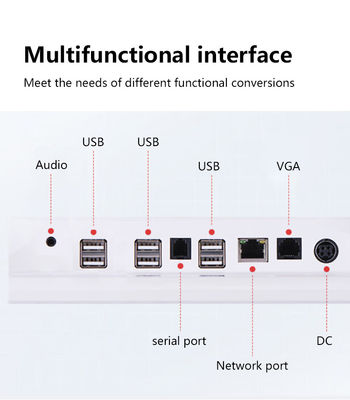 15.1/15.6inch Touch Screen POS Machine untuk Retail dan Restoran NFC Pembayaran Kasir