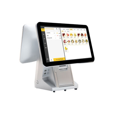 15.6' 14' Dual Screen Android Systems POS Machine dengan Cash Payment Drawer dan All-in-One Touch Smart Software POS Terminal