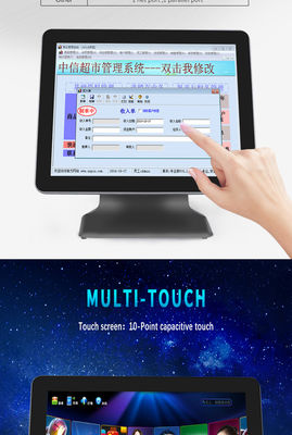 CE ROHS Disetujui Oem Restoran Ritel Penagihan Printer Sentuh Pos Kasir Mesin POS Terminal Kasir Semua dalam Satu Sistem POS