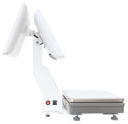 15.4 Inch Dual Screen Windows Touch All in One Scale Weighing POS Supermarket Hotel's Ultimate POS Solution dengan WIFI/BT