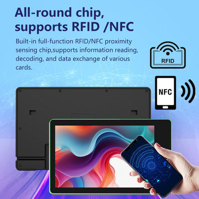 10.1-inch Wall Mount Android Tablet dengan Quad-core Rockchip RK3576 dan 4-Sided LED Light Bar untuk Meeting Room Booking