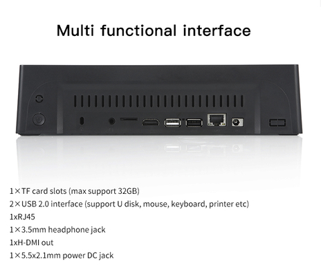Komputer PC tablet Android desktop horizontal 10.1 inci Layar sentuh RJ45 POE power Pembaca NFC Bisnis industri depan hotel restoran Toko ritel penggunaan meja