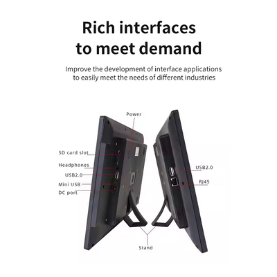 23.6inch LCD video wall Digital signage display iklan Rockchip quad core POE power NFC 4GB 32GB layar sentuh untuk toko ritel