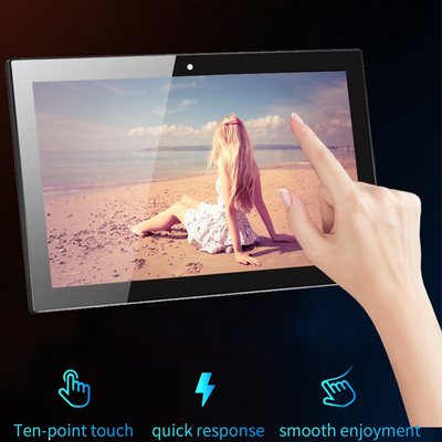 23.6inch LCD video wall Digital signage display iklan Rockchip quad core POE power NFC 4GB 32GB layar sentuh untuk toko ritel