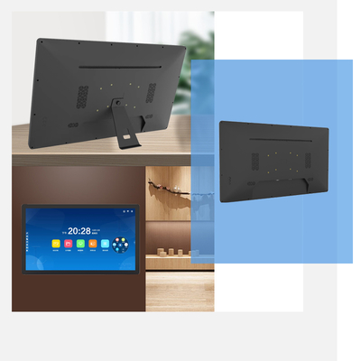 ultra-tipis 32 inci Digital signage iklan tampilan layar sentuh Rockchip quad core android tablet PC POE NFC WIFI