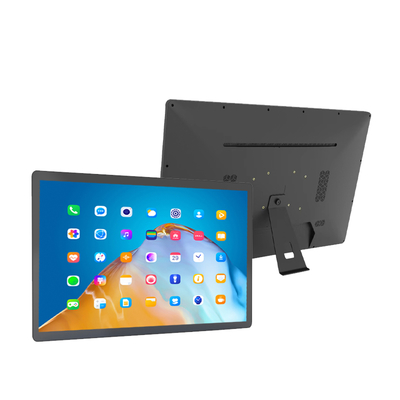 ultra-tipis 32 inci Digital signage iklan tampilan layar sentuh Rockchip quad core android tablet PC POE NFC WIFI
