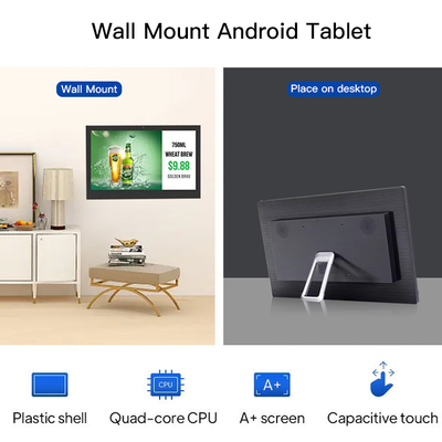 Tablet PC Android 14 inci 15,6 inci slot kartu Sim jaringan 4G LTE POE NFC layar sentuh Quad core pendidikan anak belajar bermain game Tampilan Komersial