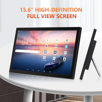 Tablet PC Android 14 inci 15,6 inci slot kartu Sim jaringan 4G LTE POE NFC layar sentuh Quad core pendidikan anak belajar bermain game Tampilan Komersial
