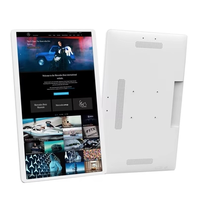 wall mounted 24inch android 12 tablet pc POE NFC LCD layar sentuh Komersial Tampilan Digital signage iklan video player