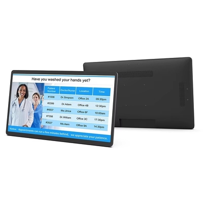 wall mounted 24inch android 12 tablet pc POE NFC LCD layar sentuh Komersial Tampilan Digital signage iklan video player