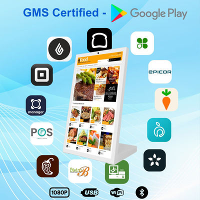 Tablet PC Android RK3576S oktagon L shape 15,6 inci, kios bisnis, baterai internal